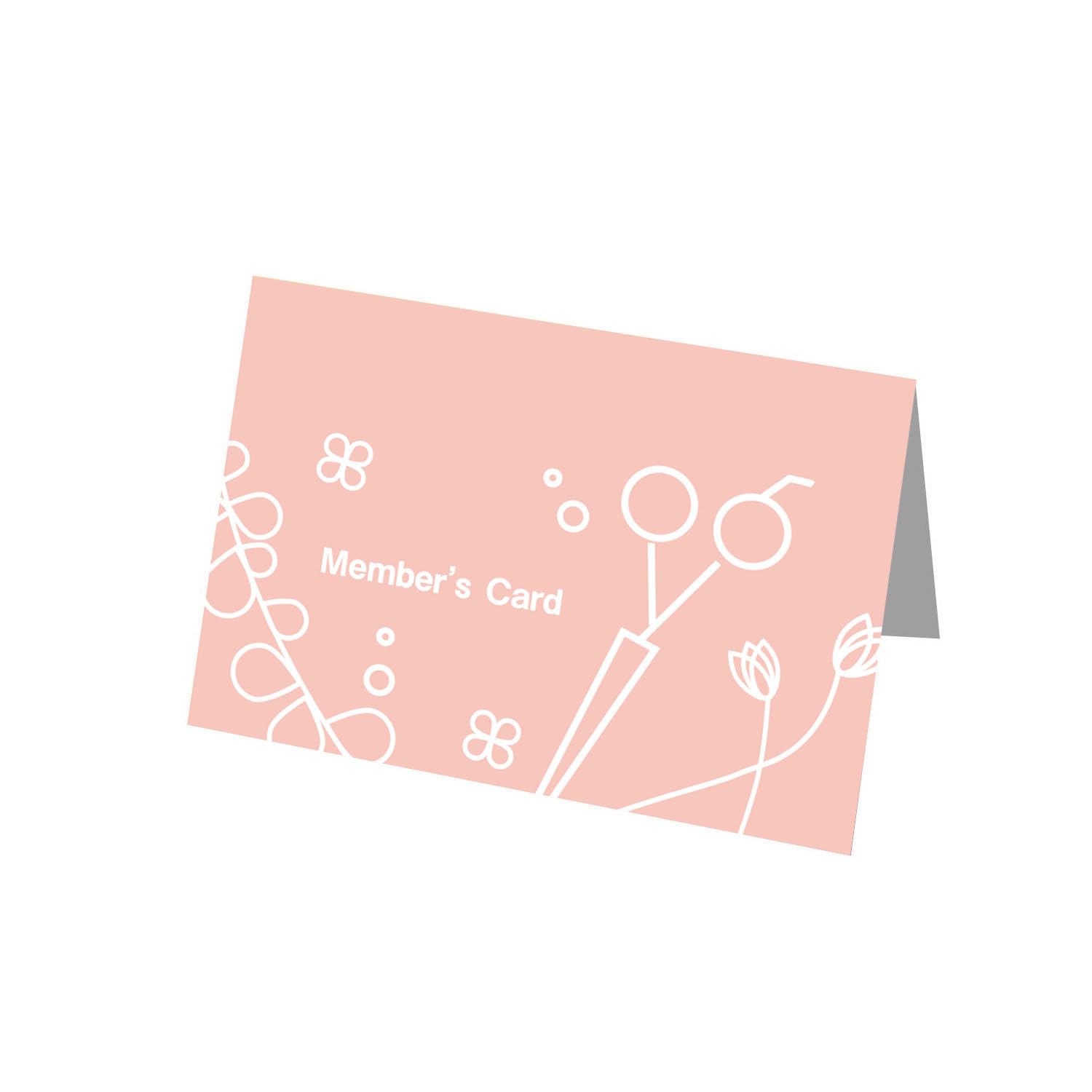 Amazon.co.jp: DEEDS 紙製ポイントカード 50マス PCA-022 100枚 / 美容